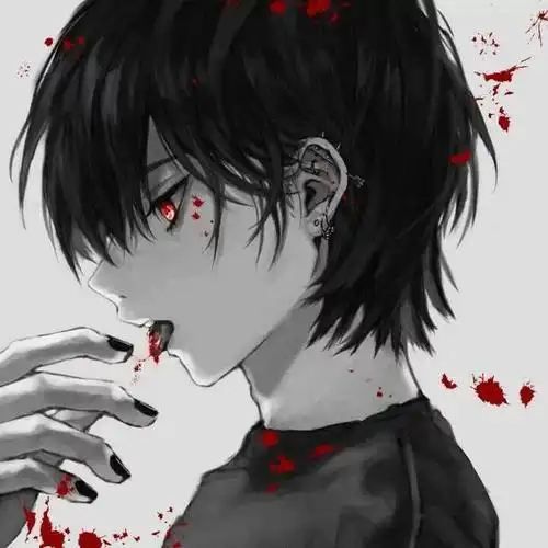 动漫头像:黑暗高冷系列