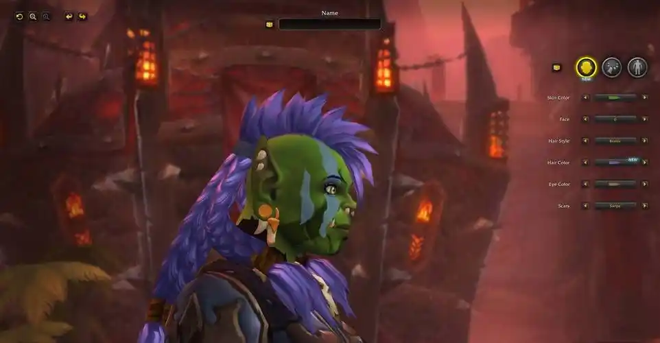 《魔兽世界》10.0.7兽人新发型预览_模型_其他_角色