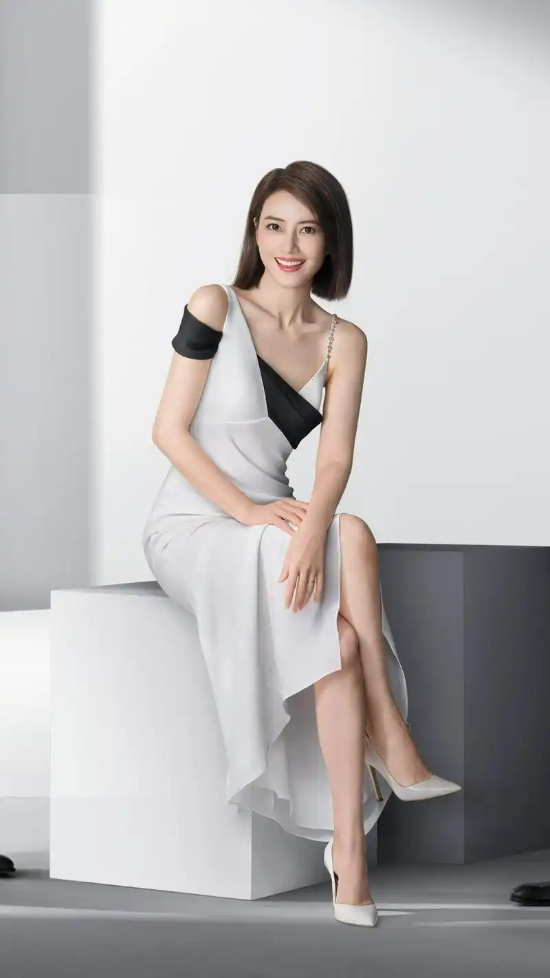 高圆圆久违露面,驾驭三七分"一刀切"无压力,气质让她难以低调