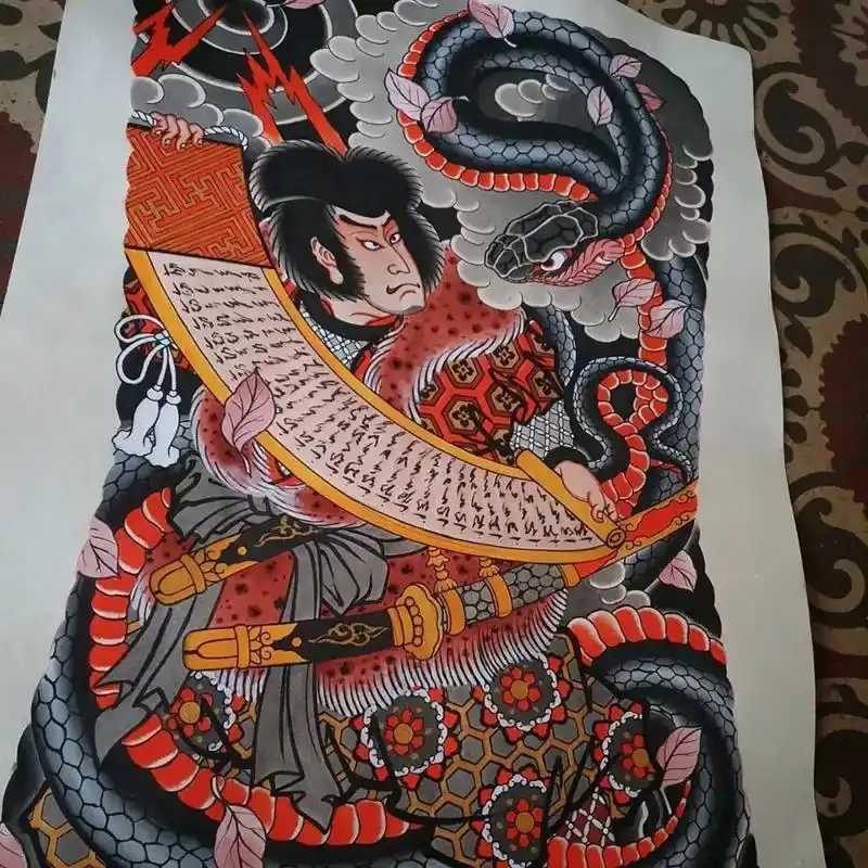 跟新一下满背大图.#日式老传统 #纹身 #焦作纹身 #满背  - 抖音