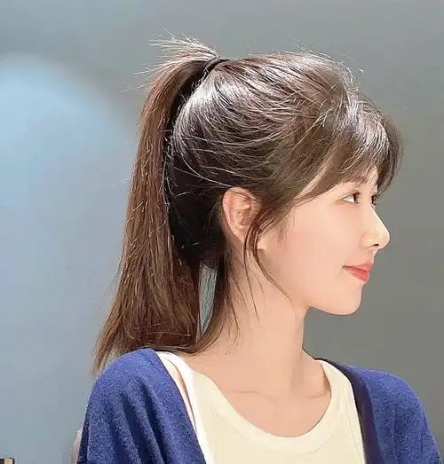 高额头高发际线扎发必备氛围感胎毛刘海