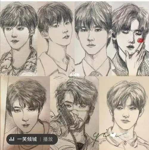 绘画巜时代少年团