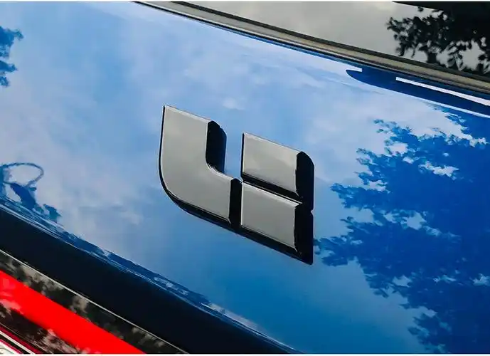 适用于20-22款理想one碳纤纹前后车标贴片理想运动时尚黑外饰视觉理想