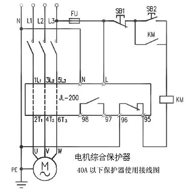 220v断相保护器的接法220v接触器