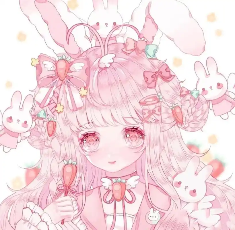 可爱型卡通头像少女心满满. 给作者点个赞呗.