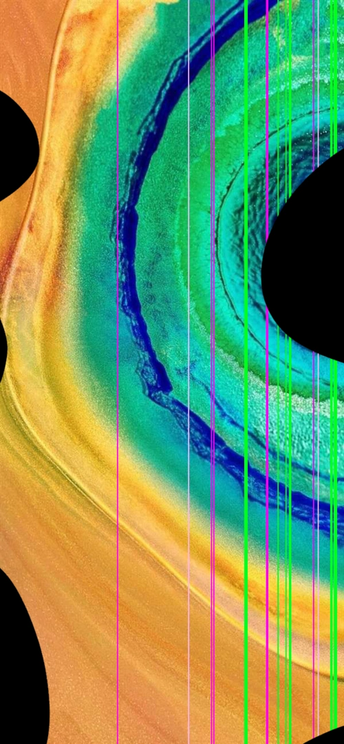 原创恶搞mate30漏液花屏壁纸