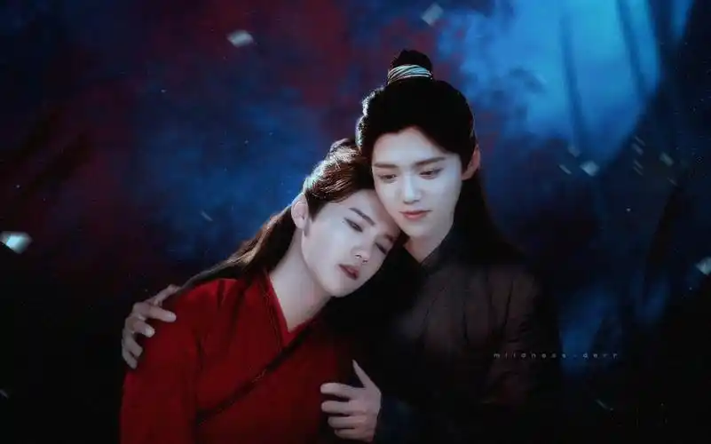 鹿晗陈长生红衣绝了!