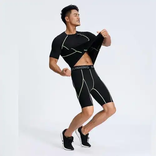 李·宁体育生田径训练裤短弹男女马拉松跑步短裤运动紧身裤体考速干