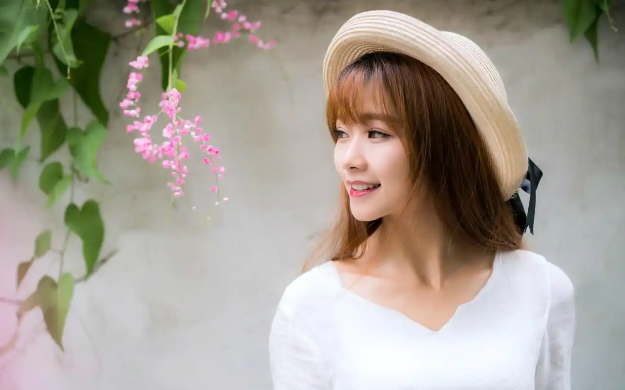 花季少女唯美写真高清桌面电脑壁纸高清大图预览1920x1200_美女壁纸