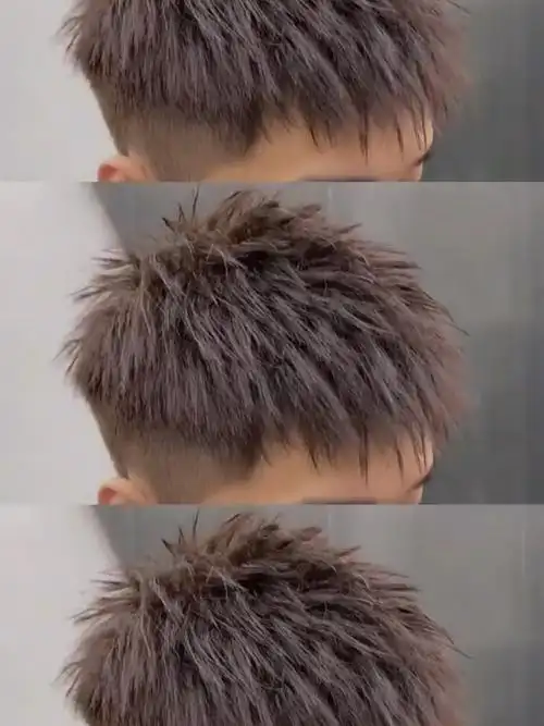 男士摩根烫 钢夹烫 男士发型推荐流行发型