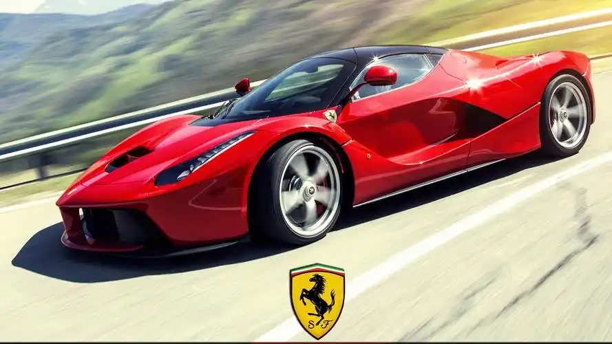 法拉利炫酷跑车,汽车品牌-回车桌面