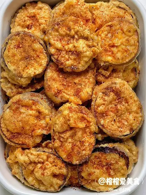 外酥里嫩～吃一次就爱上的椒盐茄子片!