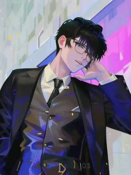 ai插画  #漫画男主  #西装  #帅哥