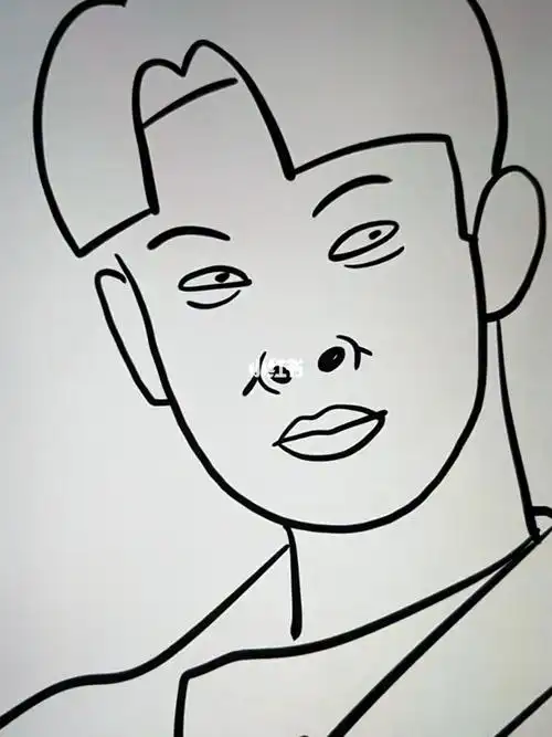 手绘秦霄贤德云女孩看过来