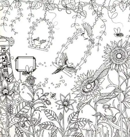 花园简笔画 花园简笔画图片大全