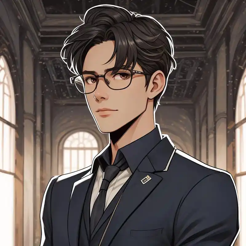 98卡通西装男头像精选97 哇～这一系列的卡通西装男头像真是太帅