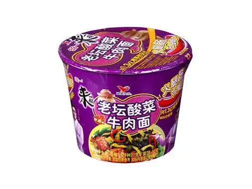 统一来一桶老坛酸菜牛肉面品牌:统一规格:200g分类:泡面/方便面产地