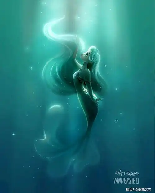 美人鱼美在何处?迪士尼画师带你领略虚幻美学中的人鱼梦_阿德里安娜