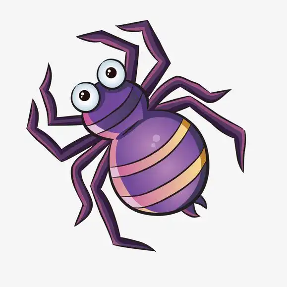 卡通手绘可爱的蜘蛛素材免费下载_觅元素