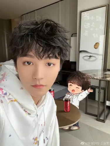 当小凯遇上小小凯系列##王俊凯把星空穿在身上##王俊凯年度魅力icon