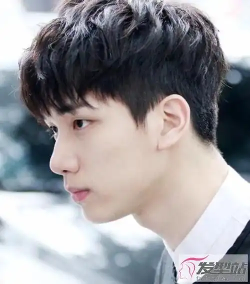 男士好打理的烫发发型 微卷,油头,纹理烫造型任选--sms580