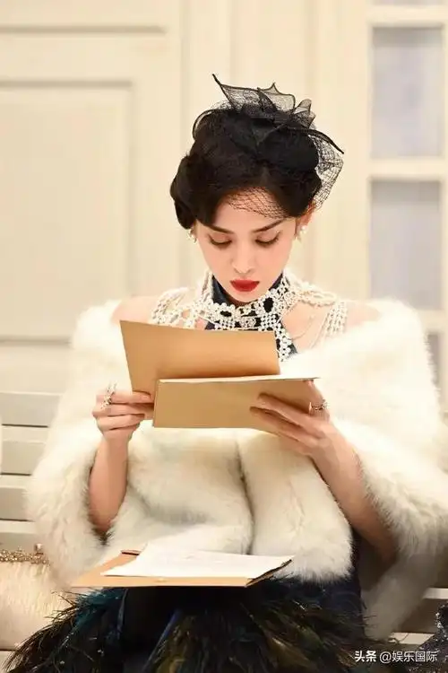 娜扎民国风造型释出举手投足名伶范儿满满