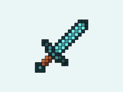 我的世界钻石剑_作品天地_3d one官网www.i3done.com