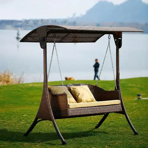 户外秋千庭院双人摇摇摇椅阳台摇篮椅子室外户外秋千