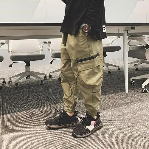 2021工装长裤休闲宝宝童潮中大包条新款男童裤子