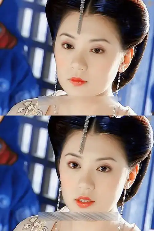 贾静雯的鼻子高挺,五官清晰,而且整体线条非常柔和,这是她骨相美的最