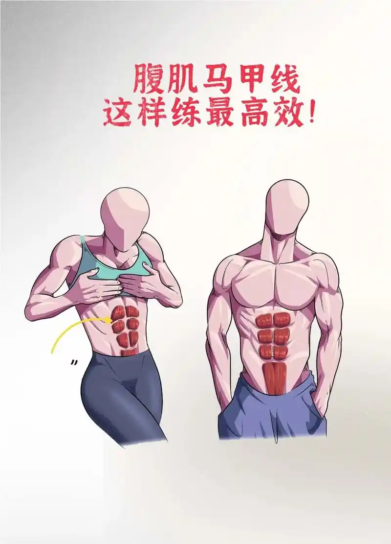 腹肌马甲线这样练效率最高#健身 #健身干货教学 #腹肌 #肌 - 抖音