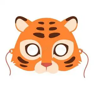 老虎面具图片
