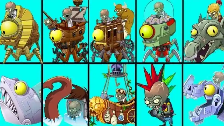 植物大战僵尸游戏 挑战各个时代的僵尸博士