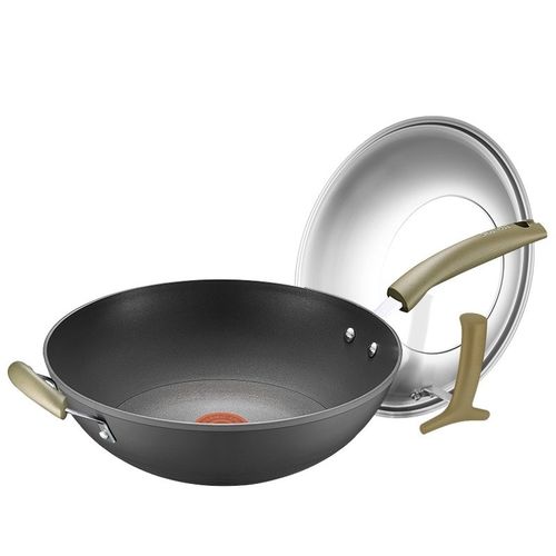 苏泊尔32cm火红红点4代不粘不沾油烟炒菜菜锅炒锅