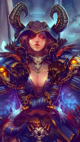 魔兽世界,艺术绘画,女孩,怪物