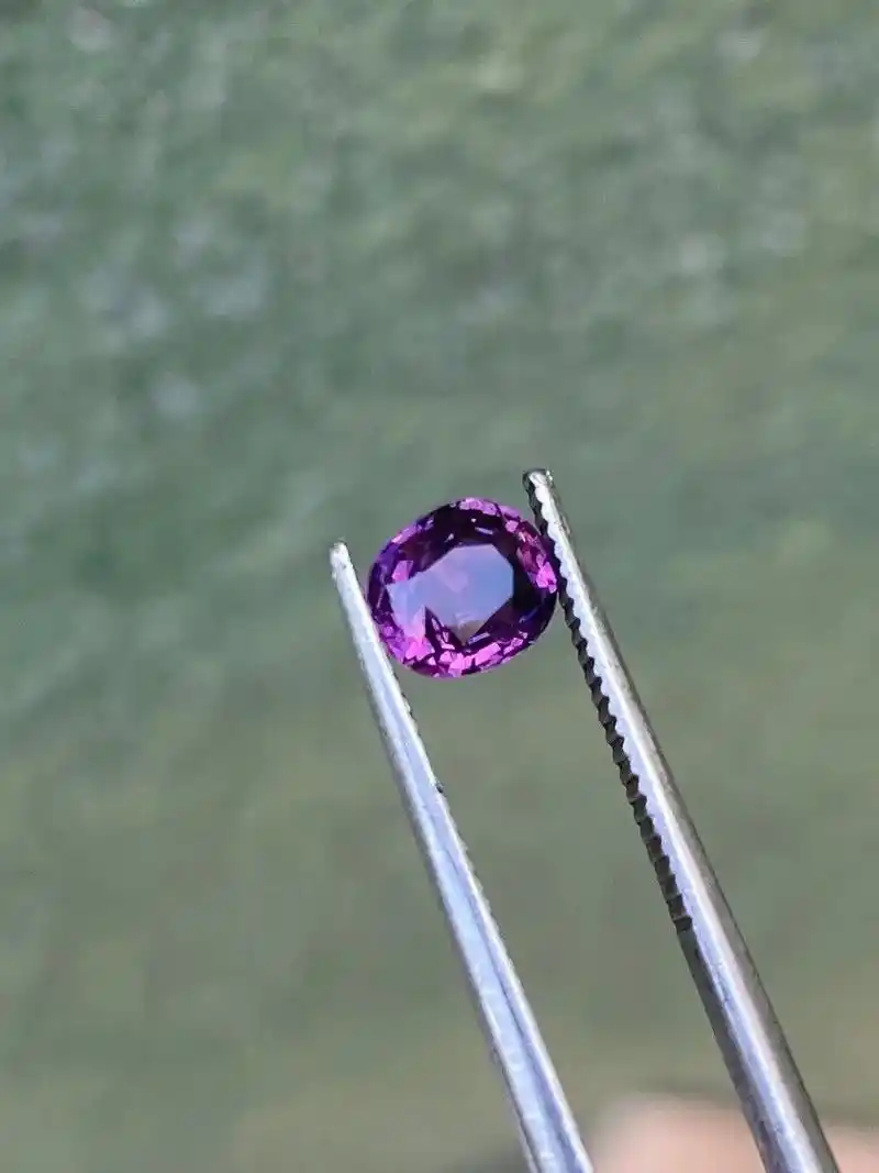双色蓝宝石异色紫蓝宝紫色蓝宝石蓝紫