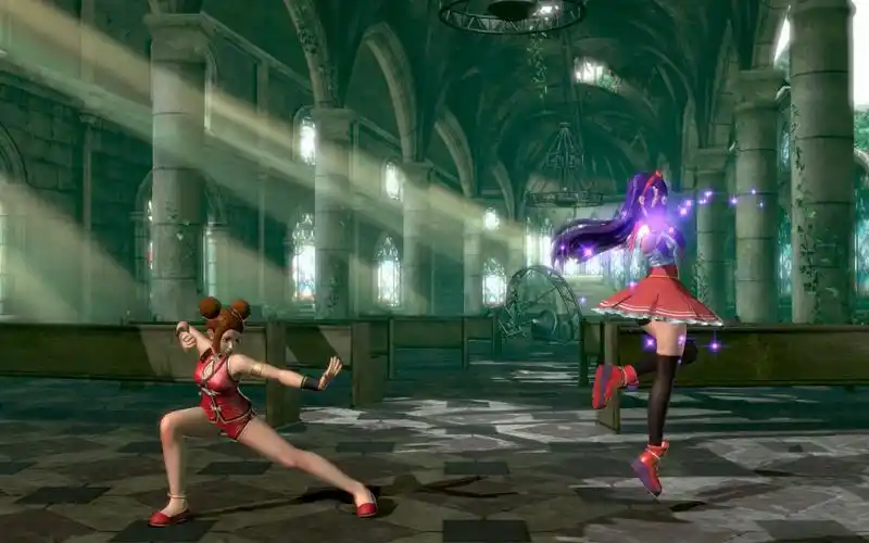 拳皇14雅典娜对蜜蜜