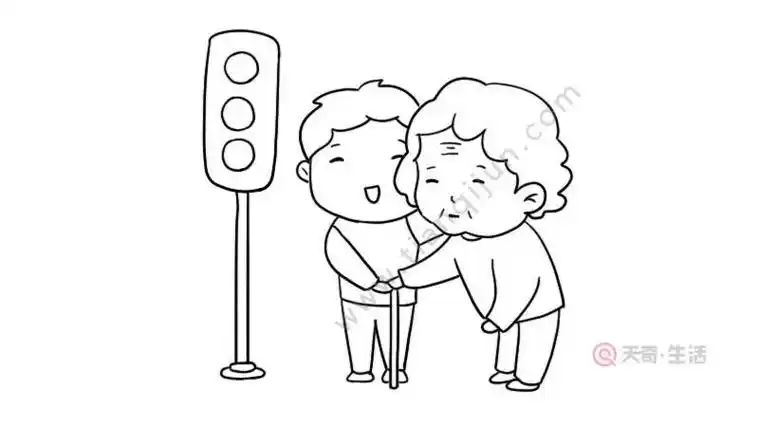 志愿服务简笔画怎么画志愿服务简笔画怎样画人物简笔画儿童简笔画万家