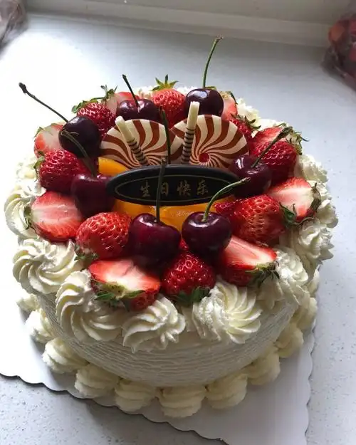 手机用户5517_qtud做的水果奶油【生日蛋糕】