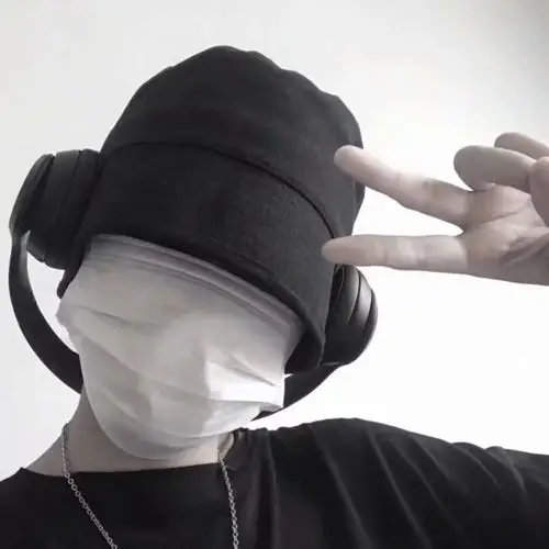 qq头像大全66张戴口罩帅气男生头像