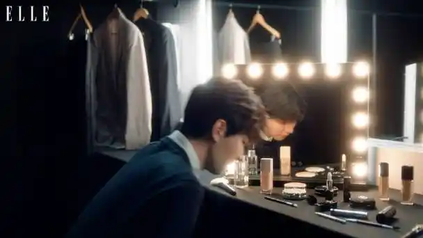 王俊凯巴黎elle封面拍摄现场