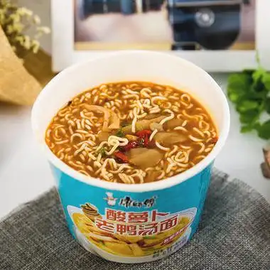 康师傅方便面酸萝卜老鸭汤面12桶3851元包邮双重优惠