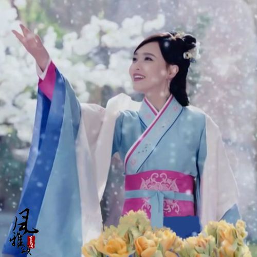 锦绣未央同款唐风汉服影视古装唐嫣李未央绣花小姐装舞蹈演出服