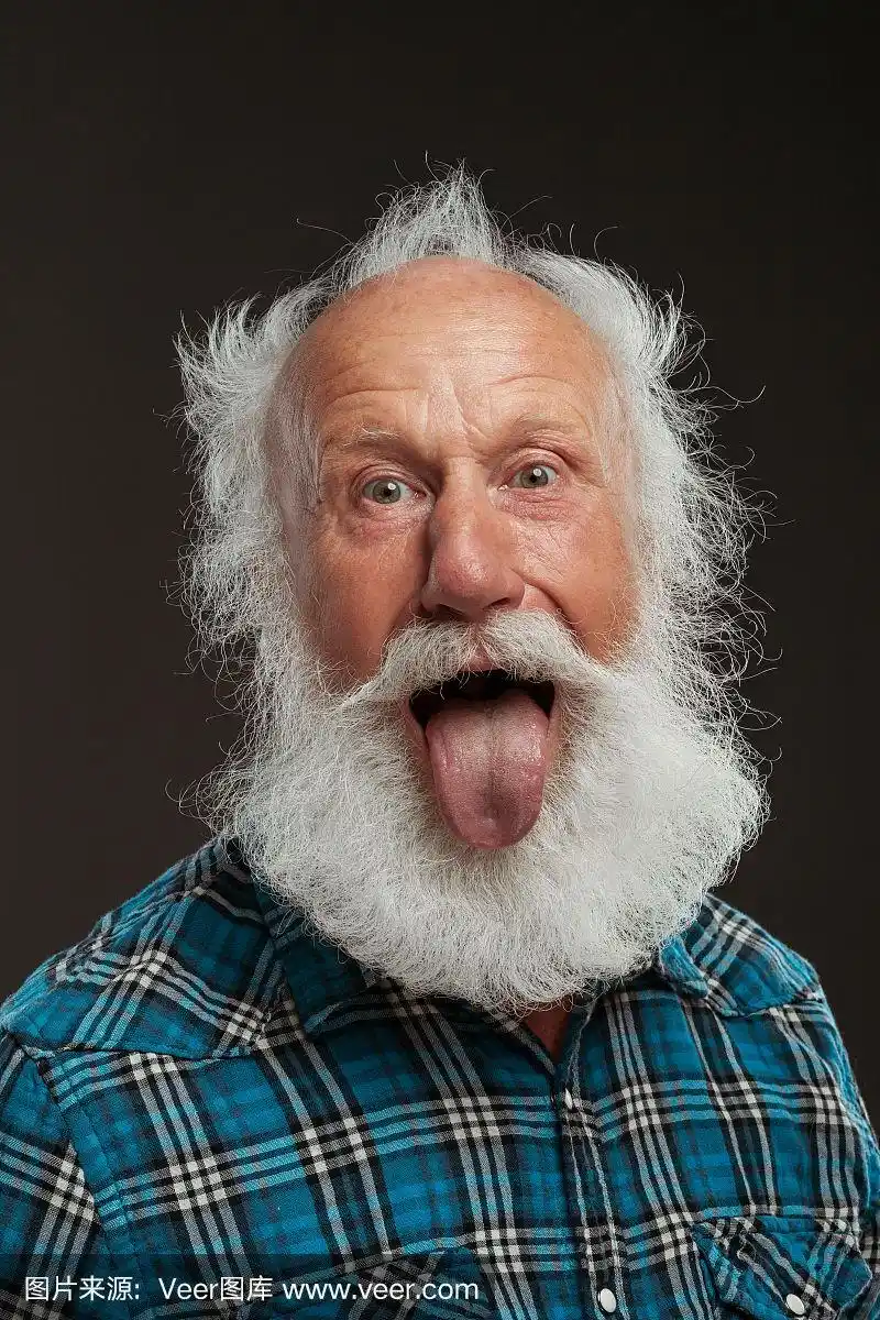 络腮胡子,老年男人,巨大的,长发,垂直画幅