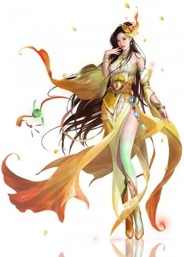 中国风古装3d古风美女手环完美身材窈窕淑女