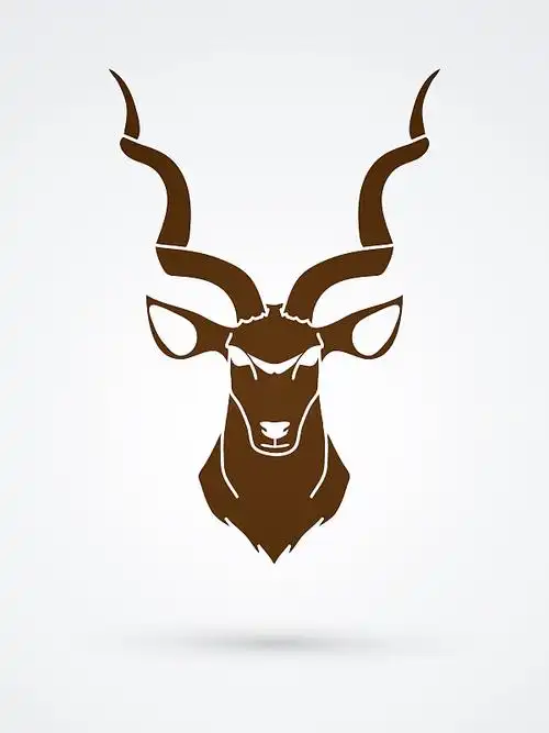 羚羊头大角兽图案