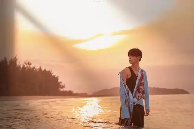 海边 落日92#黄明昊