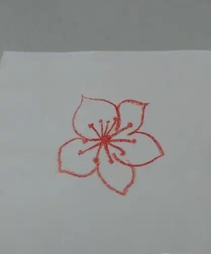 桃花简笔画步骤花瓣