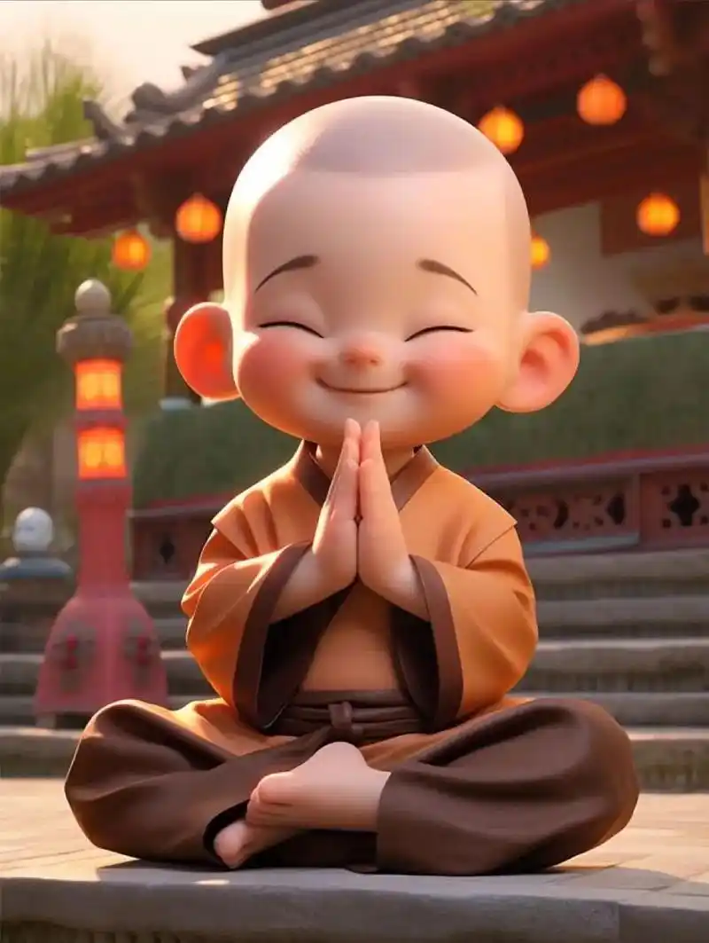 一禅小和尚语录 #见者好运 #优质头像 - 抖音