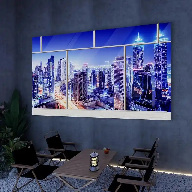 假窗户灯箱|打破空间的界限,造窗09借景.#假窗户灯箱 #软 - 抖音